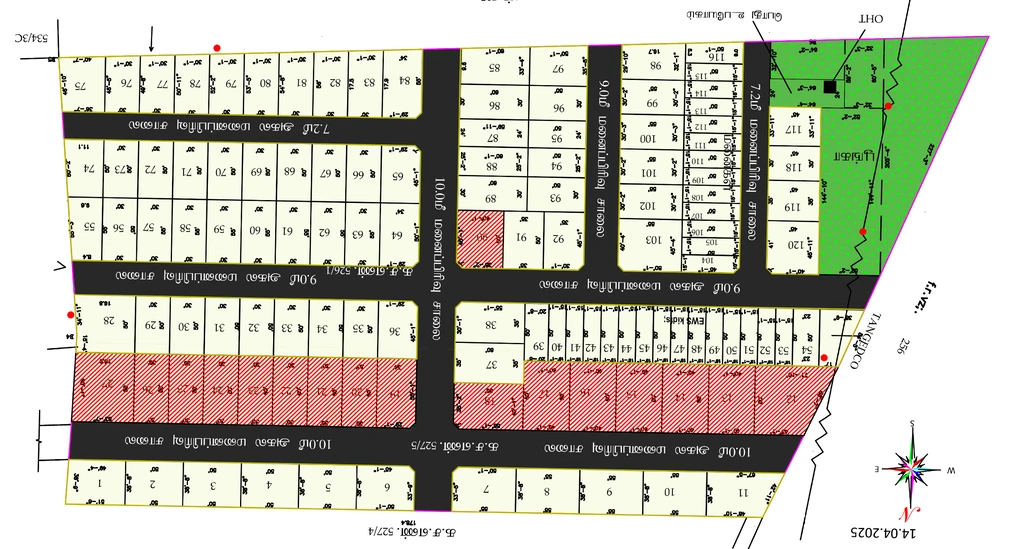 Master Plan of JMJ Vel Avenue in Annur, Coimbatore - Image 328496