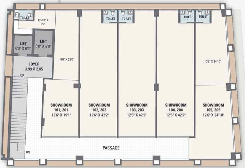 Floor Plan of Avkash One in Randesan, Gandhinagar - Image 328371