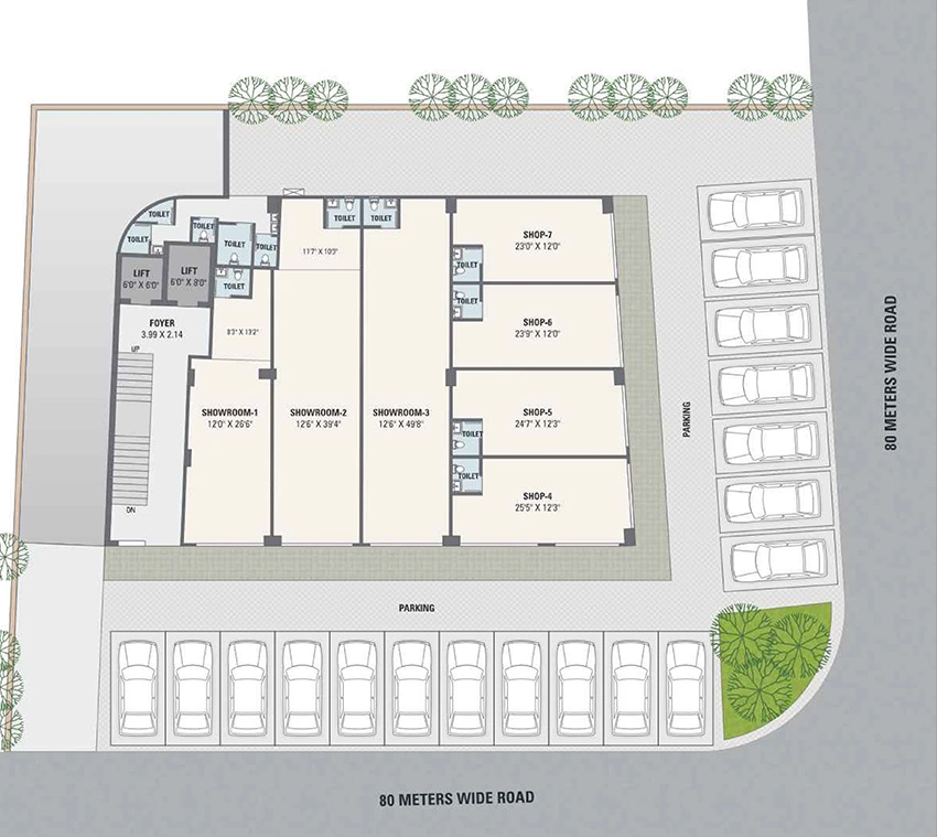 Master Plan of Avkash One in Randesan, Gandhinagar - Image 328368