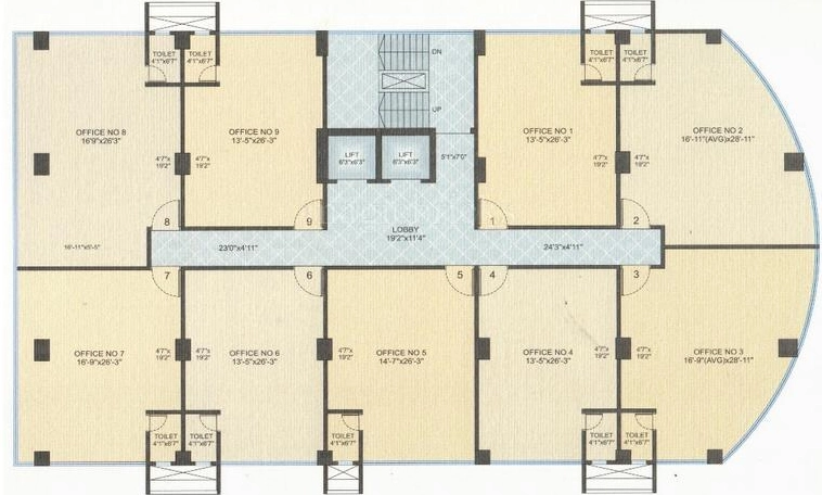 Master Plan of Jaynil Metro Avenue in Andheri East, Mumbai - Image 328737