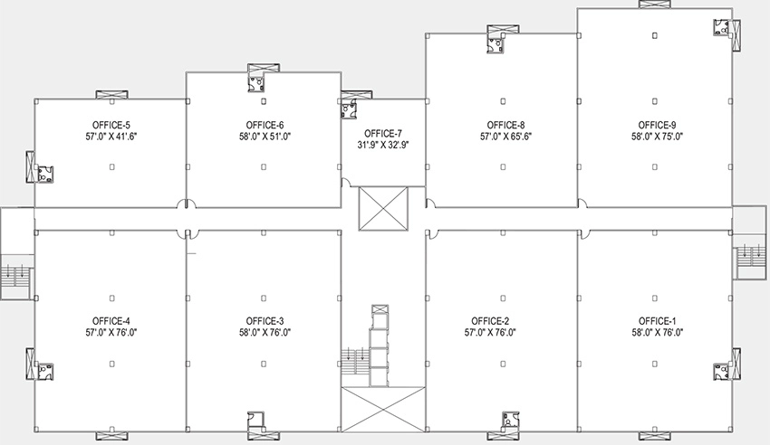 Floor Plan of Parshwanath Infotec in Vastral, Ahmedabad - Image 328767