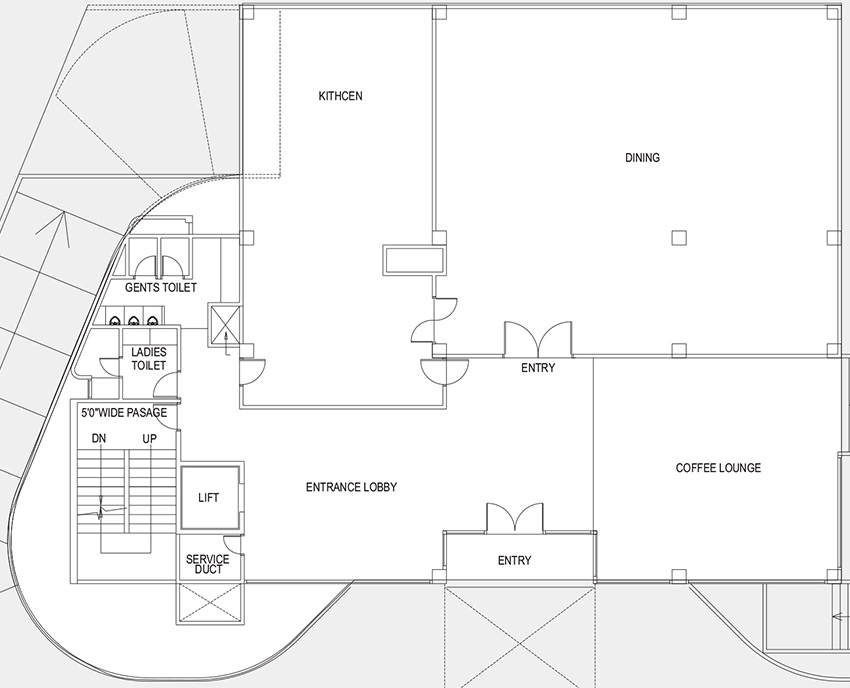 Floor Plan of Parshwanath Infotec in Vastral, Ahmedabad - Image 328768