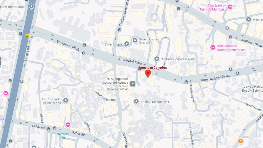 Location of Samarpan Complex in Andheri East, Mumbai - Image 328784