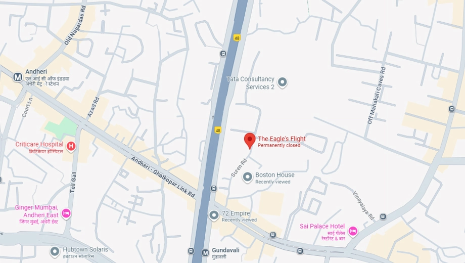 Location of The Eagles Flight in Andheri East, Mumbai - Image 328817