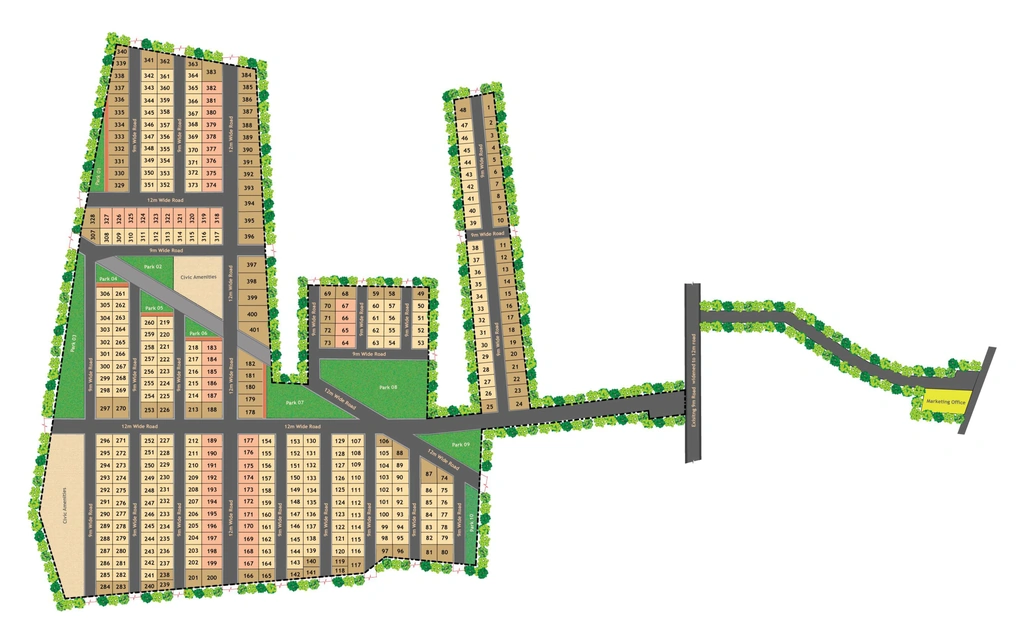 Master Plan of Artemis Address in Tumkur Road, Bangalore - Image 334408