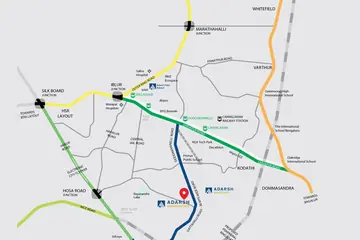 Location of Adarsh Garden Estate - Image 328875