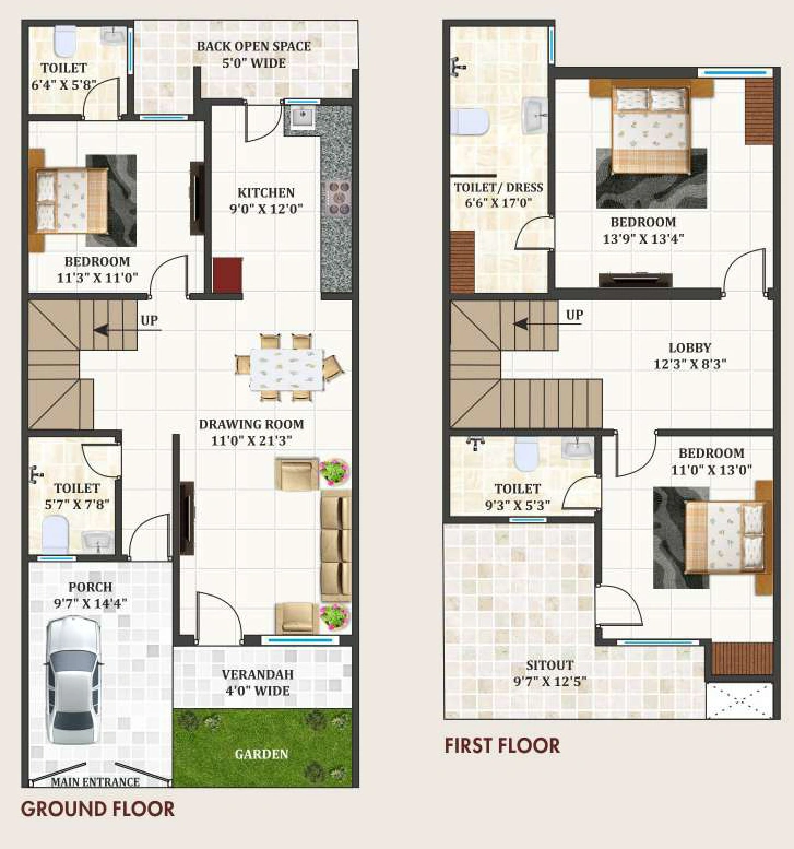3 BHK House/Villa in Crystal Ideal City in Awadhpuri, Bhopal - Image 876521