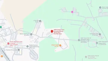 Location of G M R Golden Palm - Image 329043