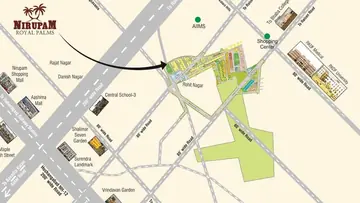 Location of Nirupam Royal Palms - Image 329153