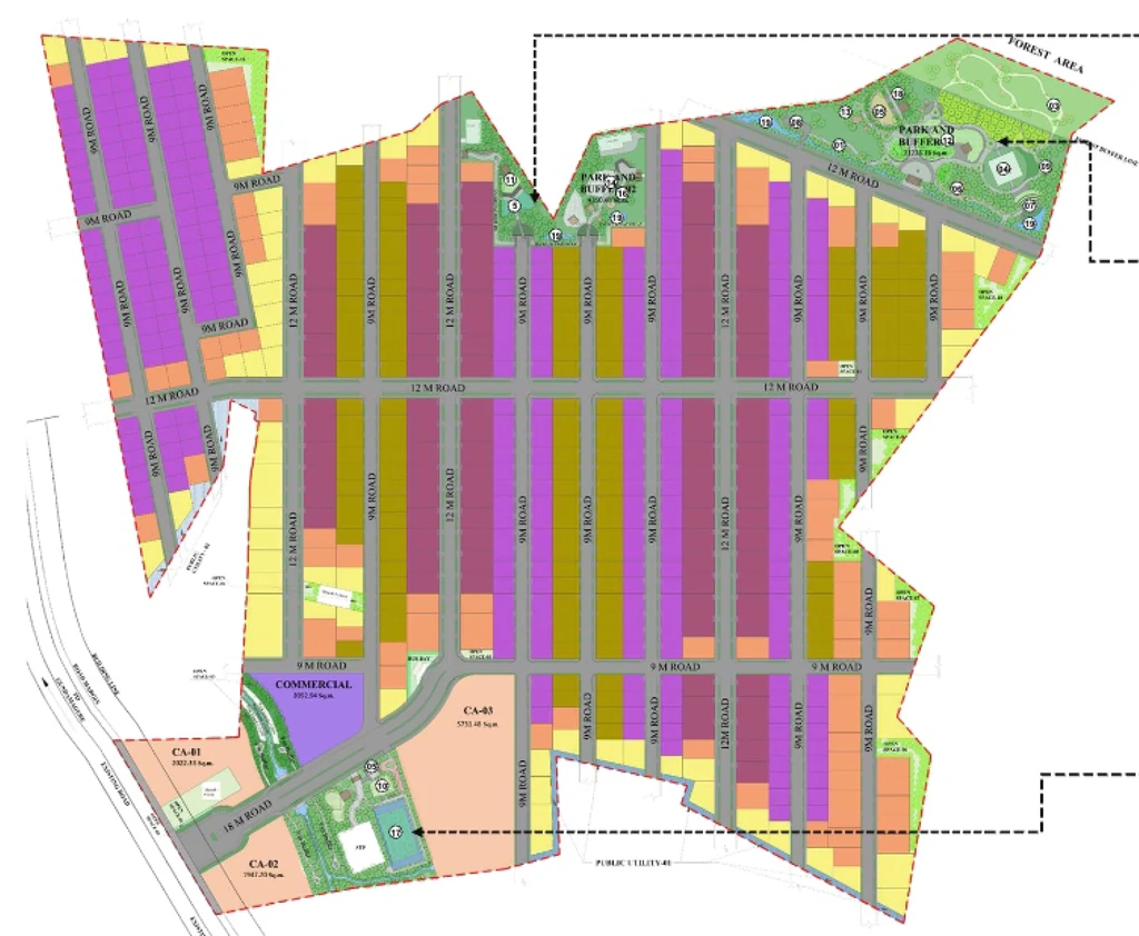 Master Plan of Godrej Aravya Estate in Chokkanahalli, Bangalore - Image 329659