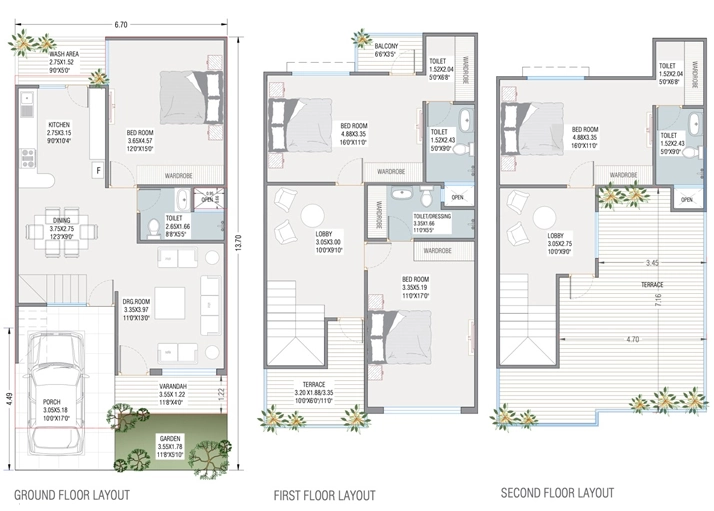 4 BHK House/Villa in Skyline Villas in Bawadiya Kalan, Bhopal - Image 876580