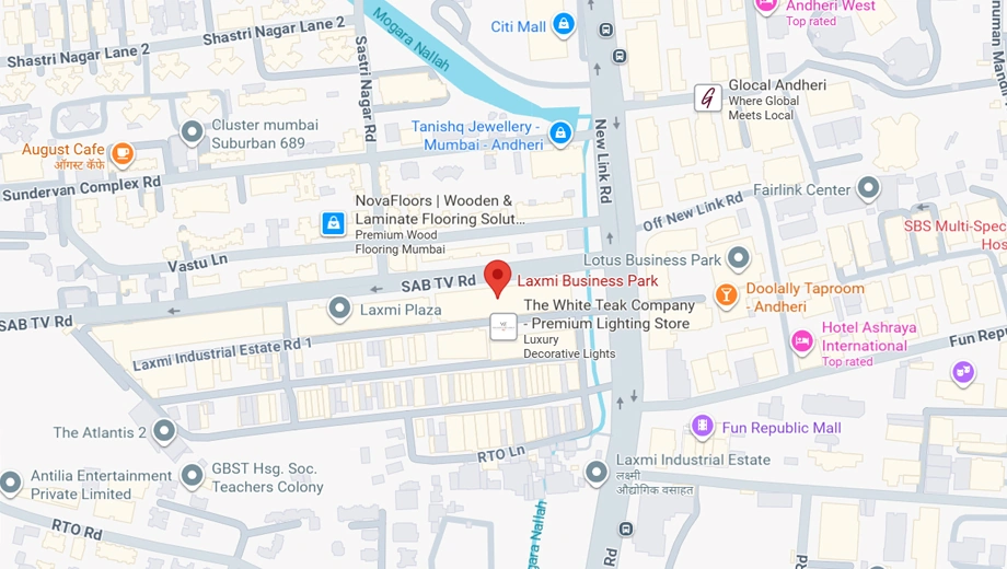 Location of Laxmi Business Park - Residential in Andheri West, Mumbai - Image 329324