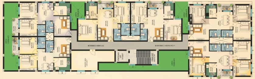 Floor Plan of Sanjita Sradha Aangan in Balianta, Bhubaneswar - Image 329744