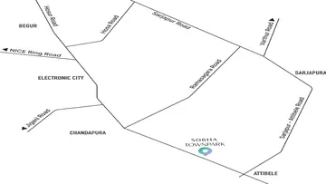 Location of Sobha Madison Heights - Image 329878
