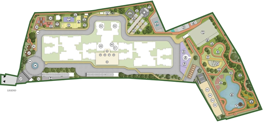 Master Plan of Vajram Vivera in Kogilu, Bangalore - Image 329901