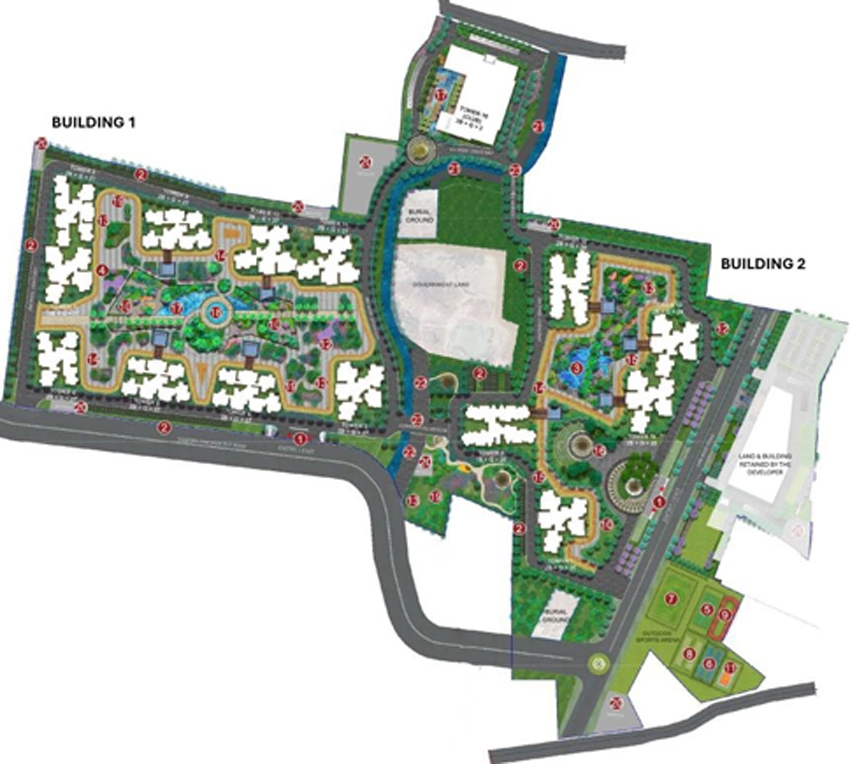 Master Plan of Prestige Southern Star in Akshayanagar, Bangalore - Image 329920