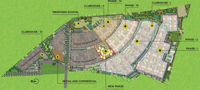 Master Plan of Provident Sunworth City in Mysore Road, Bangalore - Image 329960
