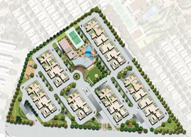 Master Plan of Indu Fortune Fields Gardenia in Kukatpally, Hyderabad - Image 330171