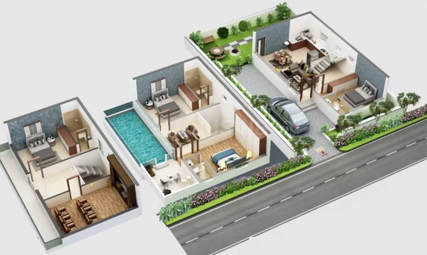 4 BHK House/Villa in Sri Jagathswapna Spanesta Villa in Ghatkesar, Hyderabad - Image 877312
