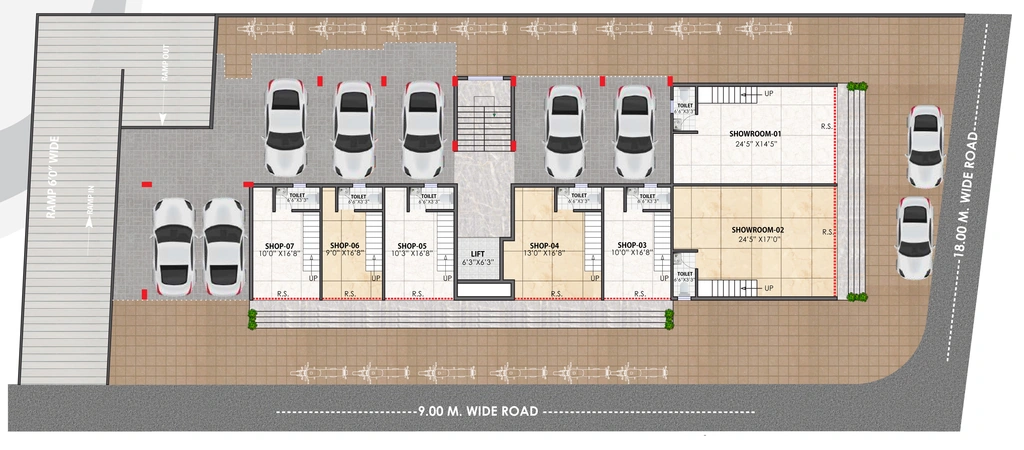 Master Plan of Palaj Heights in Kamatwade, Nashik - Image 330220