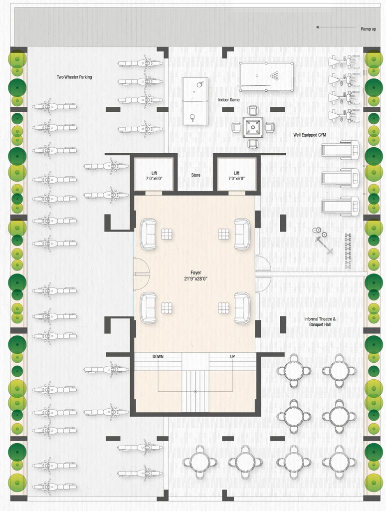 Master Plan of Sunrise Park in Tandalja, Vadodara - Image 330256