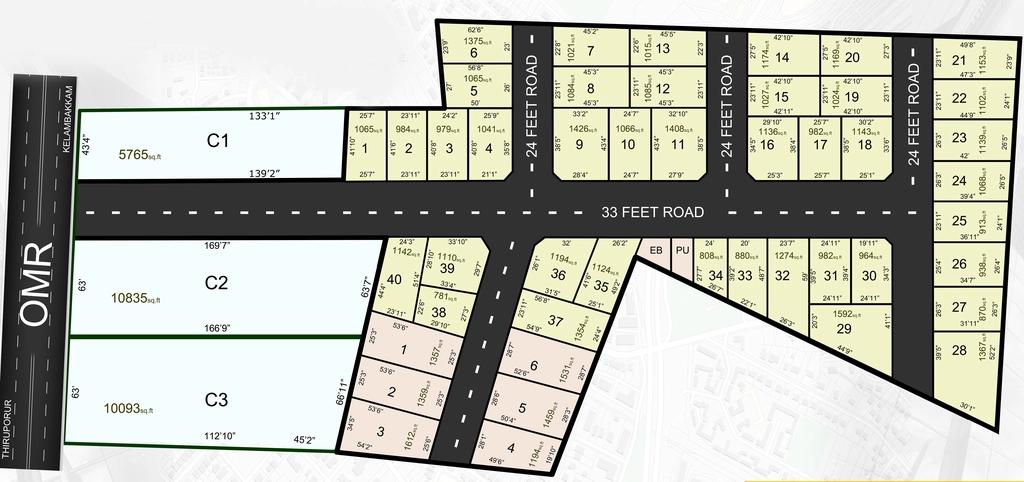 Master Plan of VVR SIP Ikon in Kelambakkam, Chennai - Image 330268