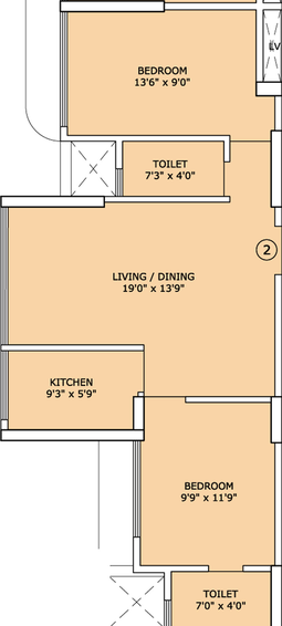 2 BHK Flat in Triumph Siddhivinayak in Borivali East, Mumbai - Image 466577