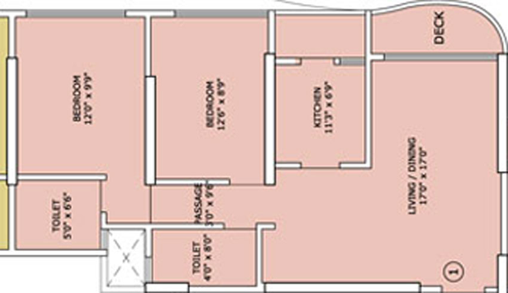 2 BHK Flat in Triumph Siddhivinayak in Borivali East, Mumbai - Image 466578
