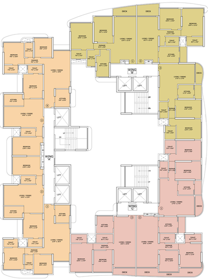 Floor Plan of Triumph Siddhivinayak in Borivali East, Mumbai - Image 35921
