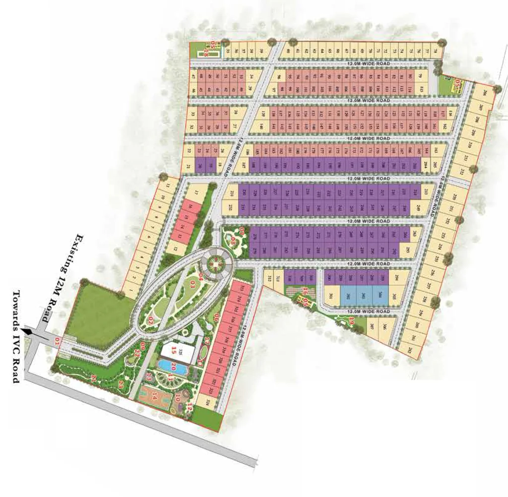 Master Plan of Prestige Greenbrook in Devanahalli, Bangalore - Image 330468