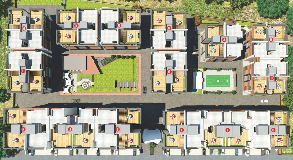 Master Plan of Anand iLYF - Residential in Tragad, Ahmedabad - Image 330333