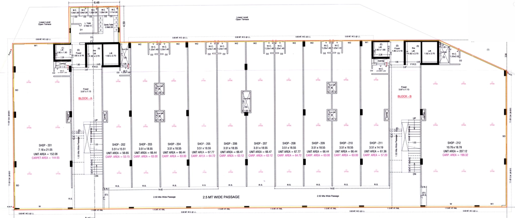 Floor Plan of Devkunj Grand Emporio in Motera, Ahmedabad - Image 330362