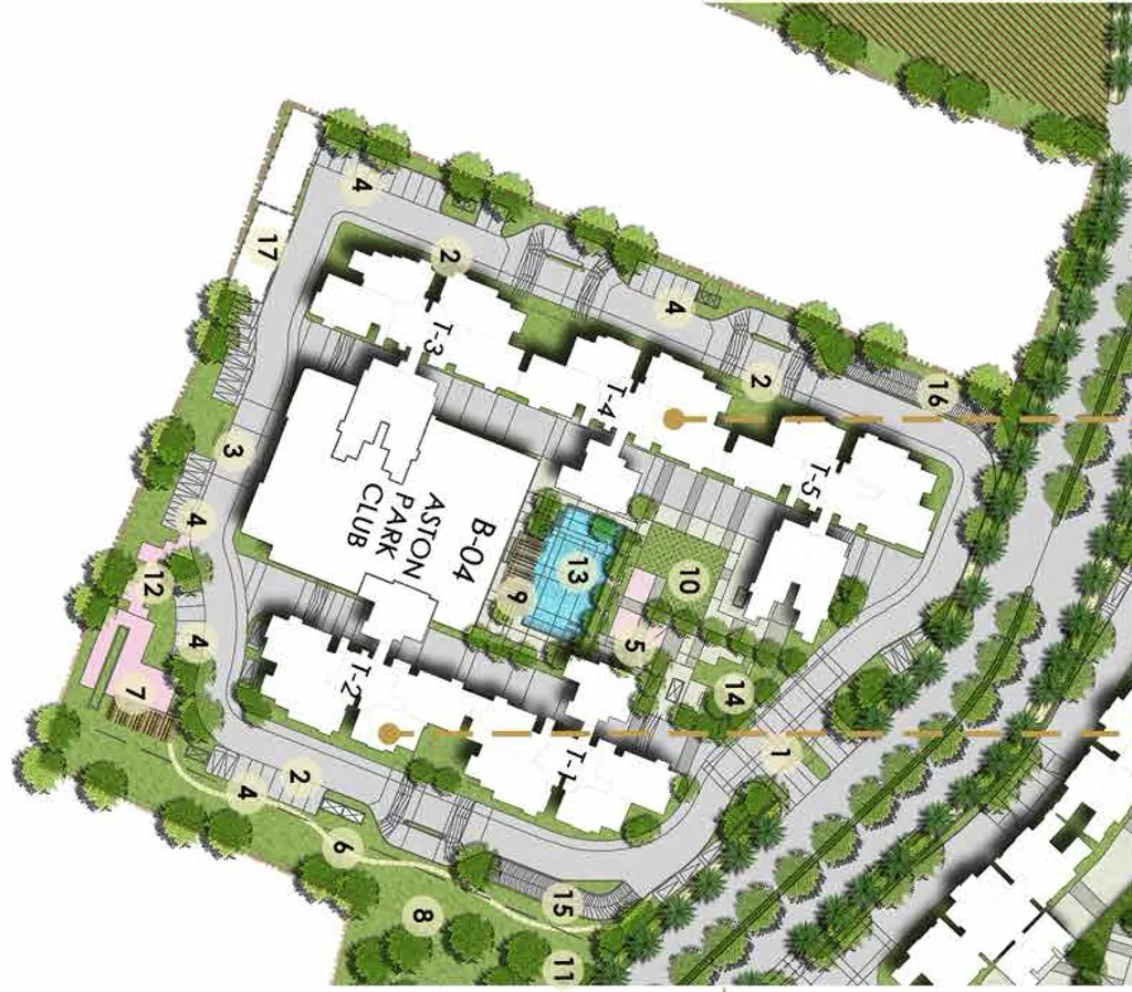 Master Plan of Prestige City Plot in Sarjapur, Bangalore - Image 330515