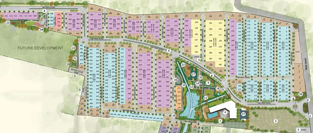 Master Plan of Prestige Gardenia Estate in Devanahalli, Bangalore - Image 330379