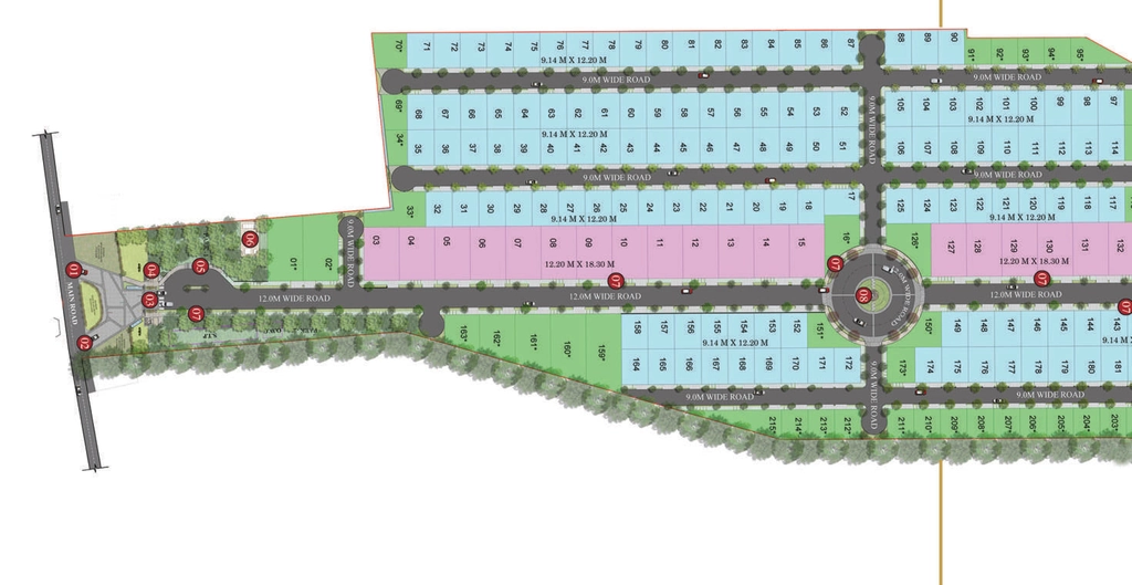 Master Plan of Prestige Park Drive in Devanahalli, Bangalore - Image 330413