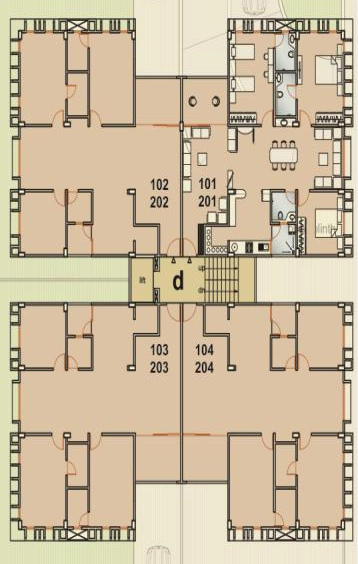 Floor Plan of Mangalam Nirvana 2 in Sola, Ahmedabad - Image 330433