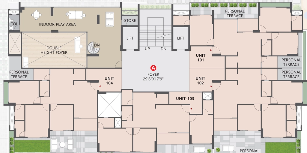 Floor Plan of Swamaan Solaris - Residential in Chandkheda, Ahmedabad - Image 330486