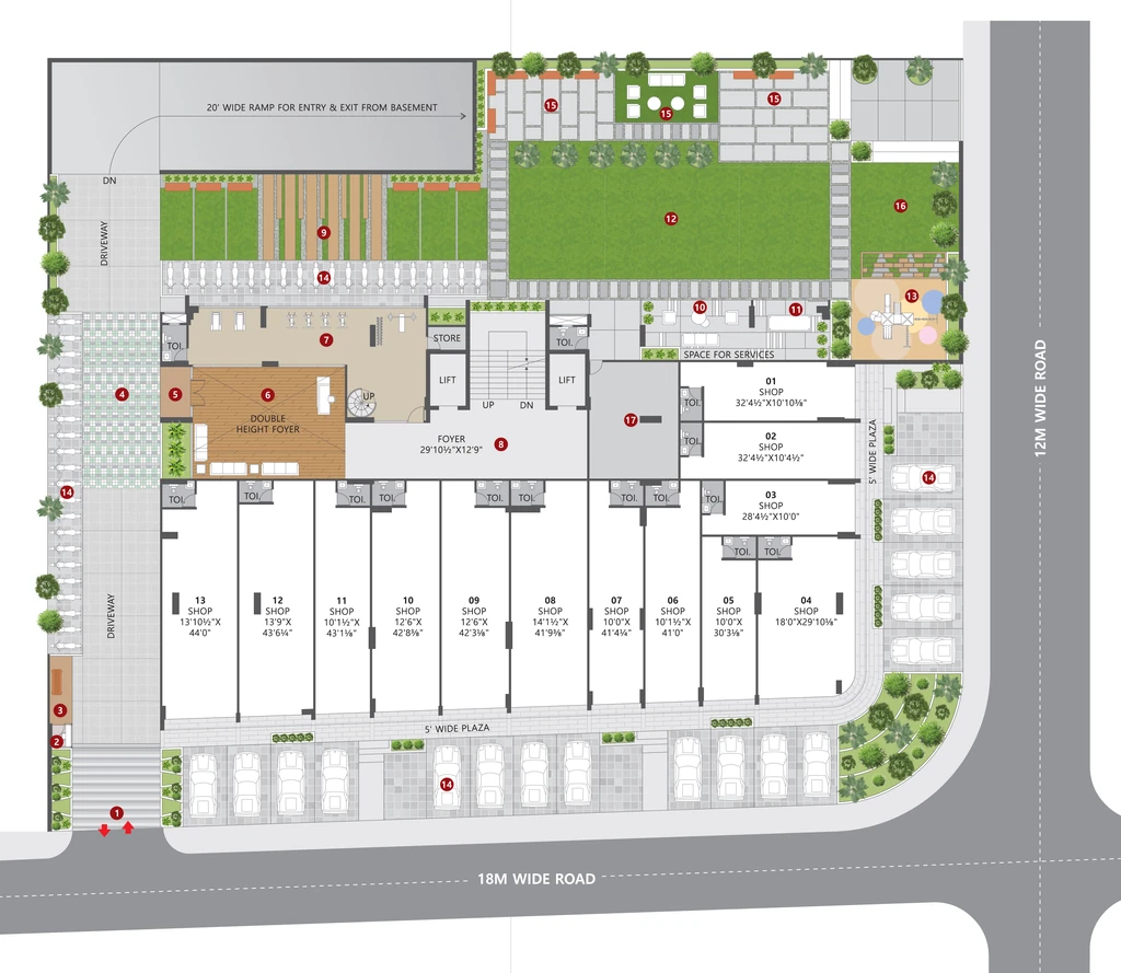 Master Plan of Swamaan Solaris - Residential in Chandkheda, Ahmedabad - Image 330485