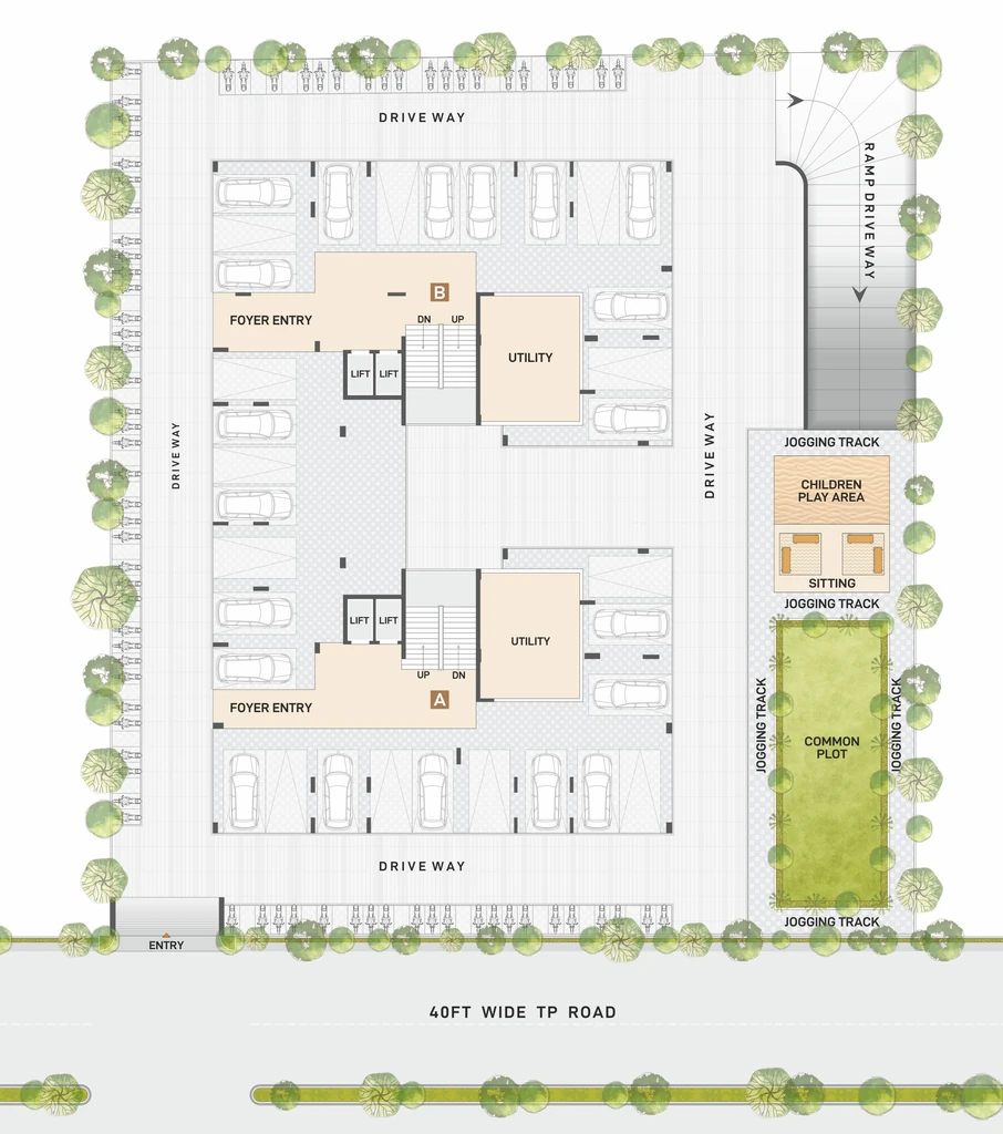 Master Plan of Vitthal Shivalay in Chandkheda, Ahmedabad - Image 331035