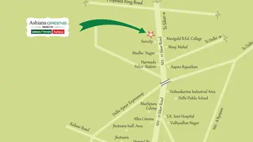 Location of Ashiana Greens - Image 331054