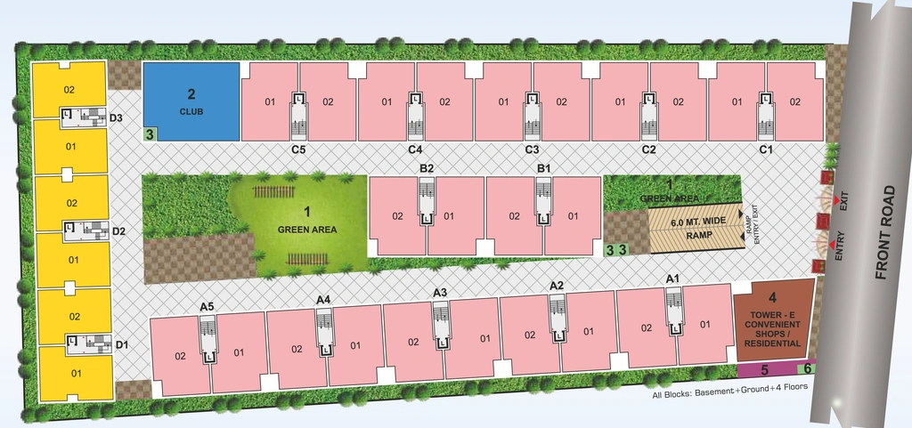 Master Plan of Uninav Utopia in Raj Nagar Extension, Ghaziabad - Image 331099