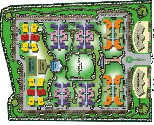 Master Plan of Value Meadows Vista in Raj Nagar Extension, Ghaziabad - Image 331105