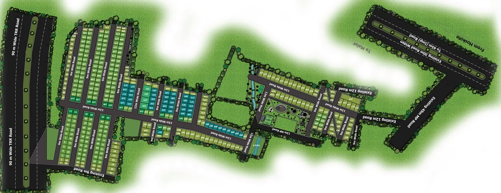Master Plan of Ruby Sizzle Heritage in Hoskote, Bangalore - Image 331715