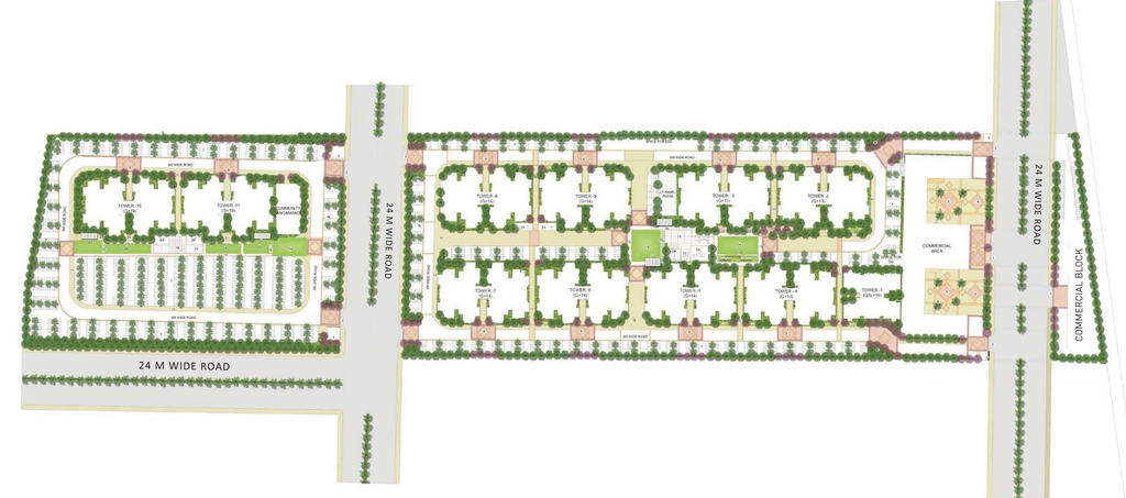 Master Plan of Signature Global The Millennia 1 in Sector 37D, Gurgaon - Image 331268