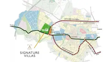 Location of Vatika Signature Villa - Image 331320