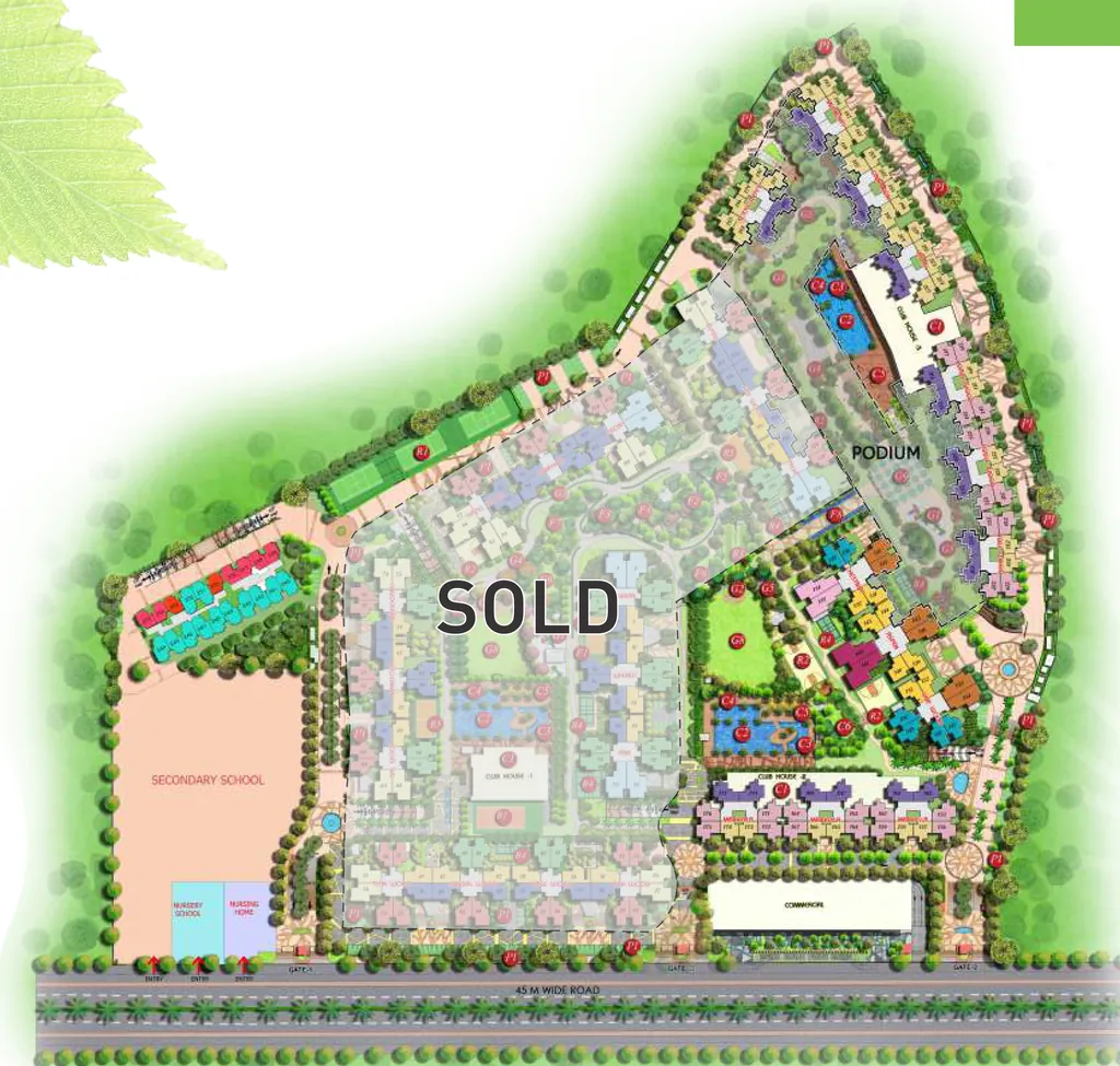 Master Plan of Mahagun Mywoods Phase 2 in Sector 16 C, Greater Noida - Image 331351