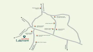 Location of Arvind Lakeview - Image 331469