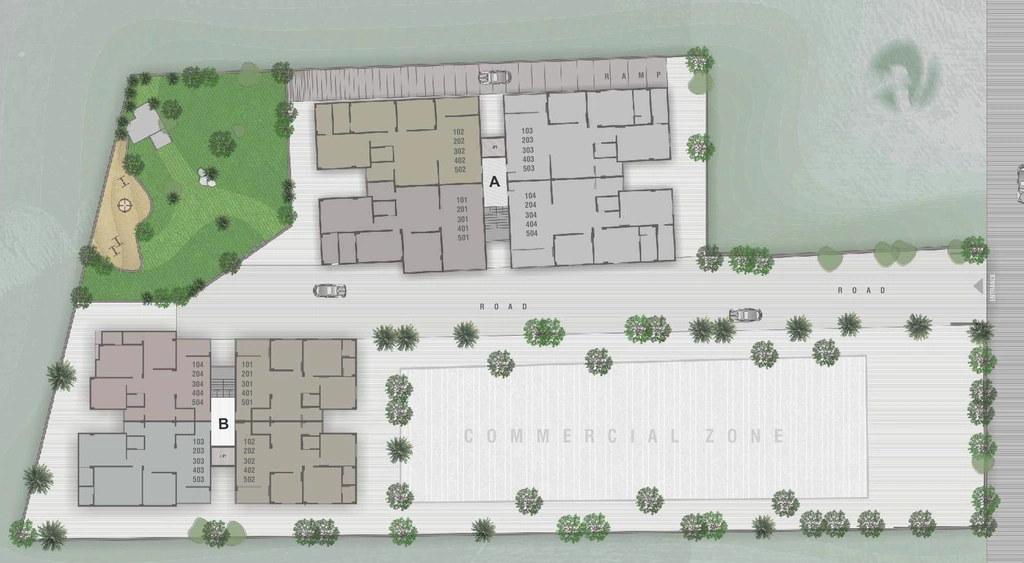 Master Plan of Vandemataram Greens in Ghatlodiya, Ahmedabad - Image 331726
