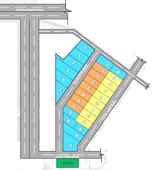 Master Plan of Sufi Business Park in Bawadiya Kalan, Bhopal - Image 331817