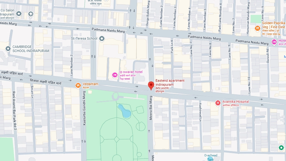 Location of Manchanda East End Apartments in Indirapuram, Ghaziabad - Image 331843